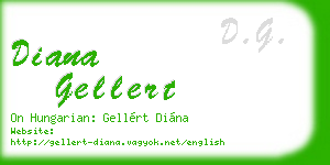 diana gellert business card